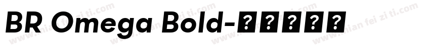 BR Omega Bold字体转换